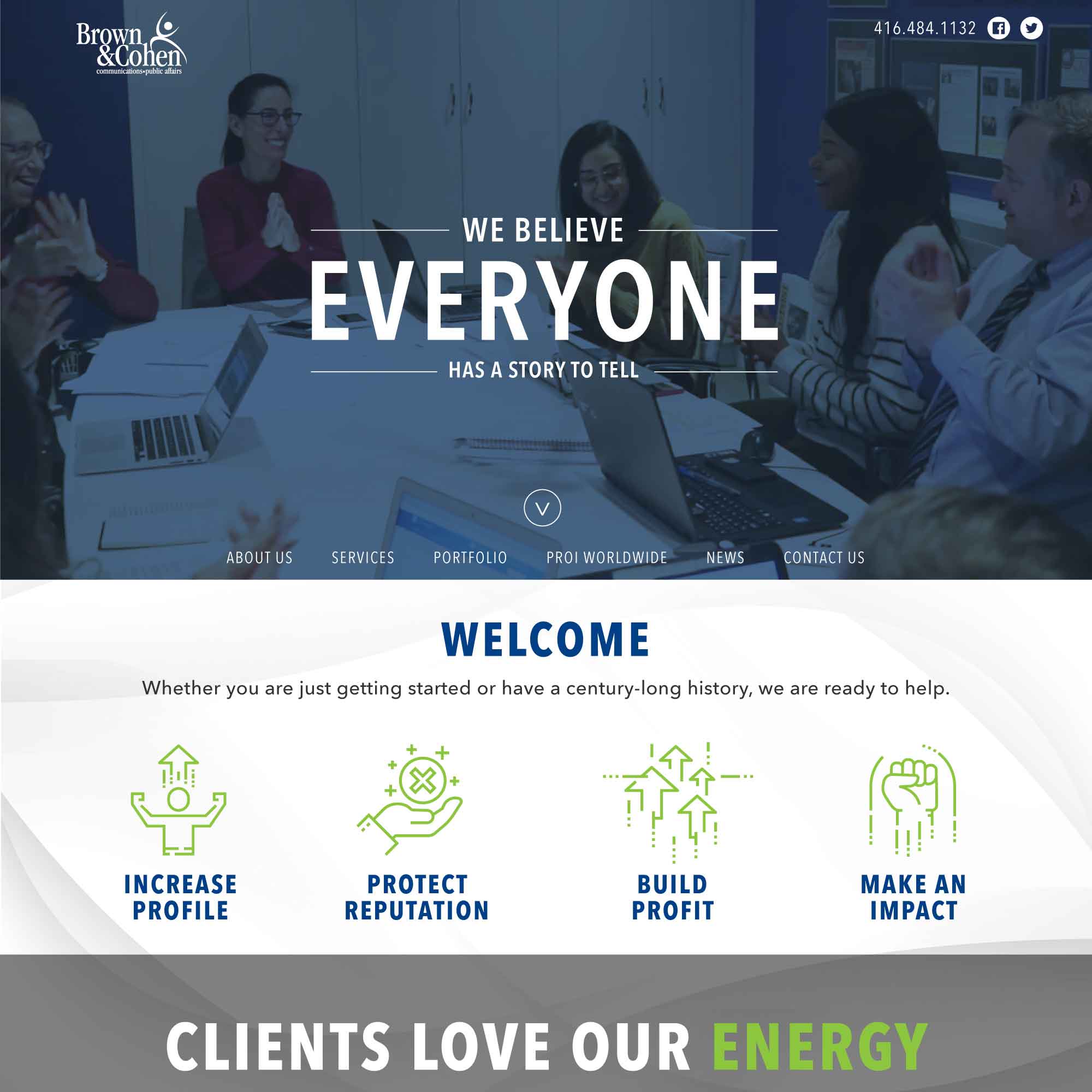 Web Development  for Brown & Cohen