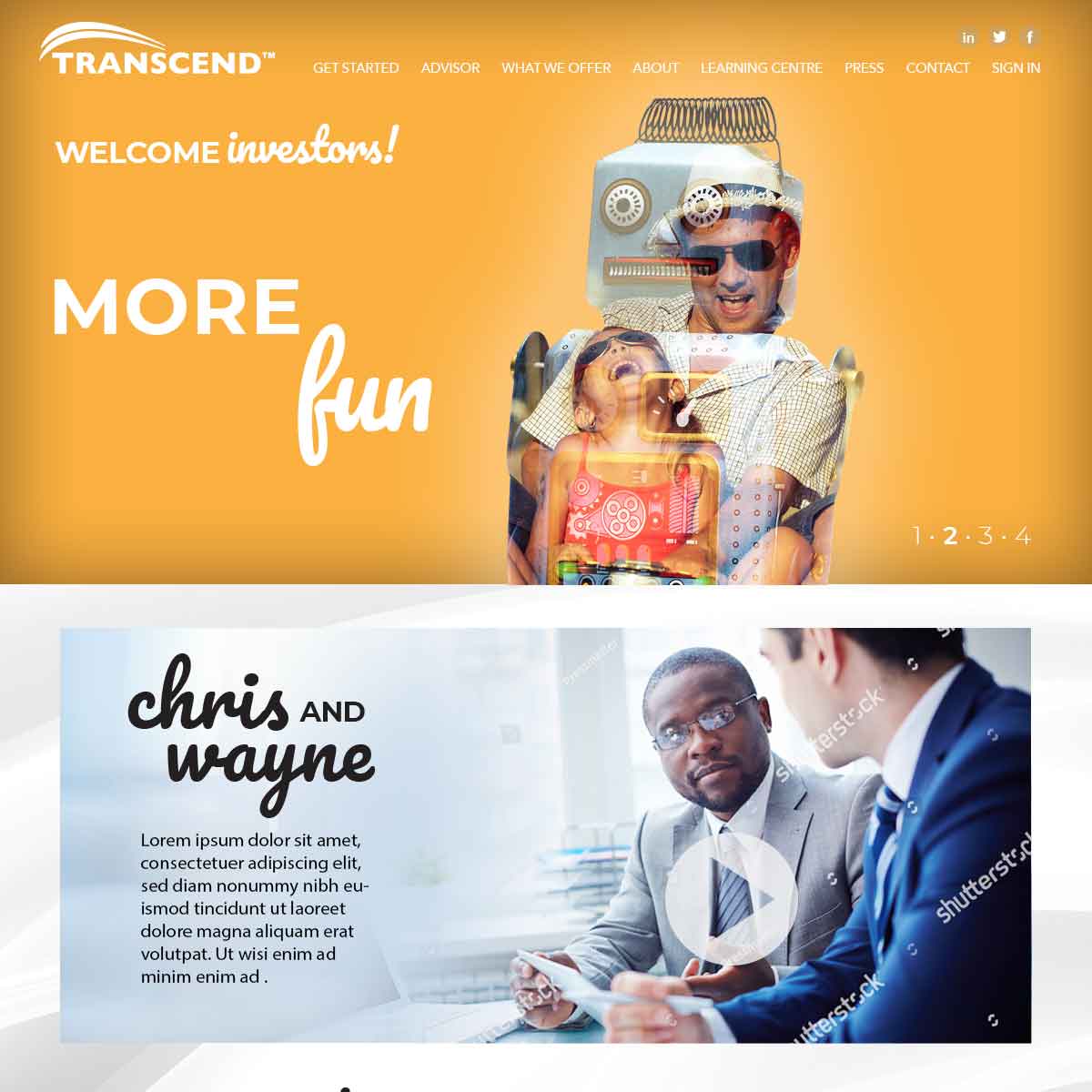 Transcend Website Development